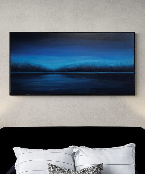 Ocean Water deep blue #2 by Nataliia Krykun