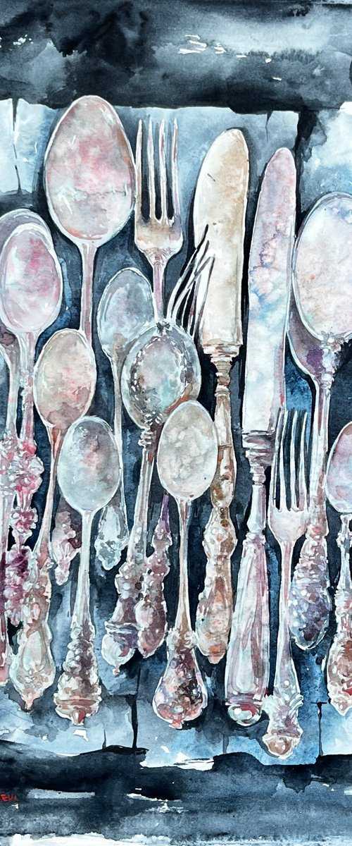 Antique silver N2 by Larissa Rogacheva