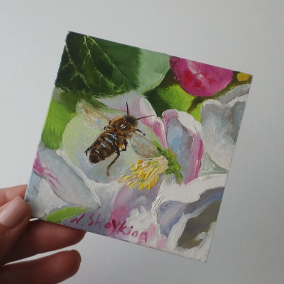 Honey Bee, Small Art Framed