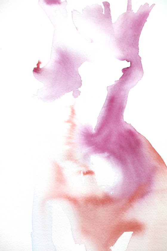 Nude painting "In Fluid Form I"