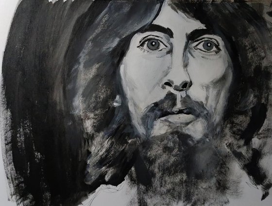 Portrait of George Harrison (The Beatles)