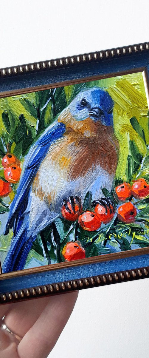 Estern Bluebird by Nataly Derevyanko