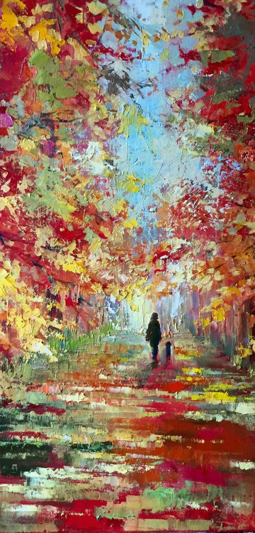 'Autumn arrives in Richmond Park' by Ewa Czarniecka