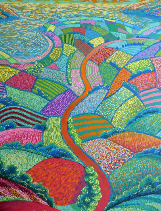 ROAD THROUGH SPECTACULAR VALLEY