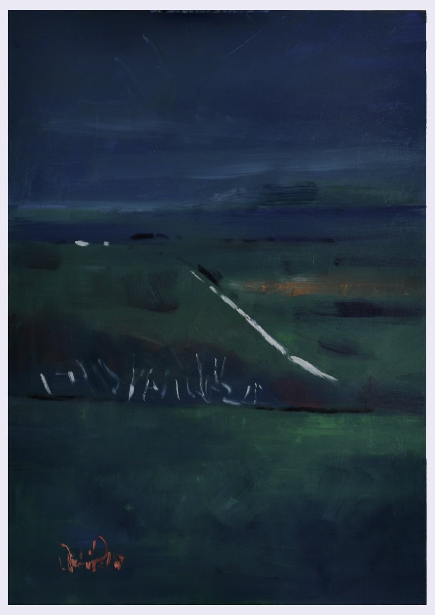 Road Near Amberley By Andre Pallat, 25 X 36, Artwork For Sale On Artfinder