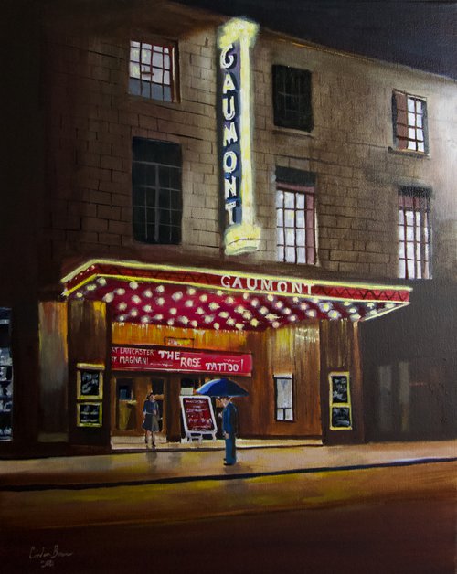 The Gaumont Cinema Aberdeen oil painting by Gordon Bruce
