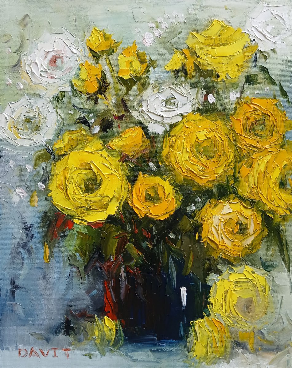 Soft Light Roses By Davit Arstamyan, 16 X 20, Artwork For Sale On Artfinder