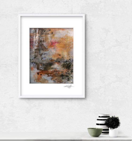 The Stillness Of Silence - Abstract Painting By Kathy Morton Stanion 