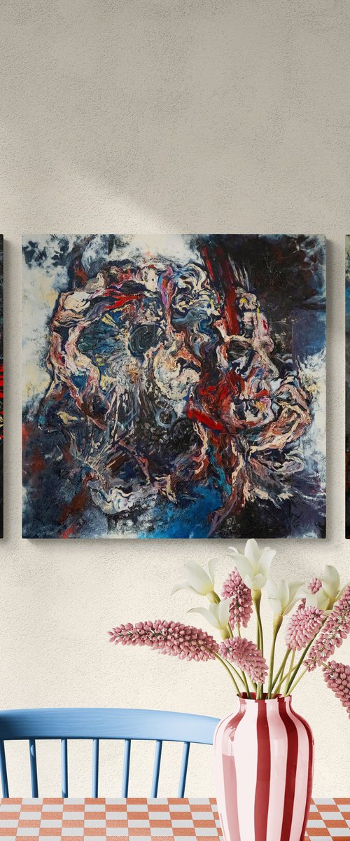 The Dark Feelings Triptych by TRET•IAK