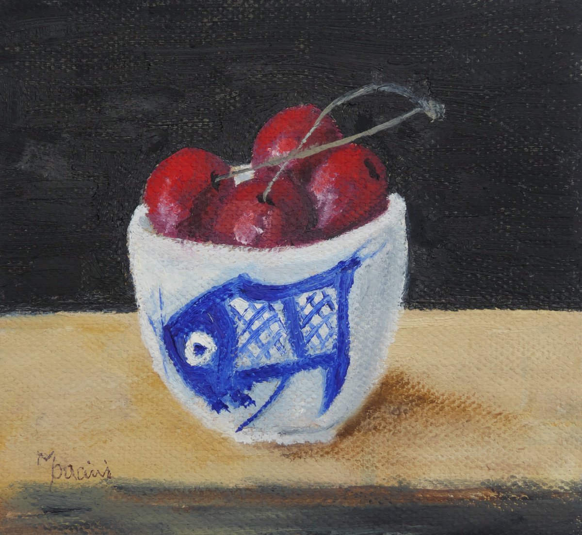 Bowl of Cherries by Maddalena Pacini