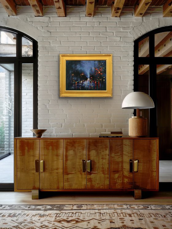 A Rainy Night at Central Park West