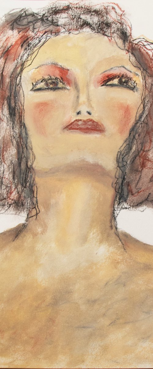 Study of  woman portrait LXII by Paola Consonni