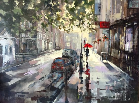 'Evening Rain,London'