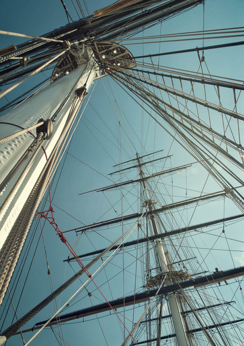 Cutty Sark Masts by Tracie Callaghan