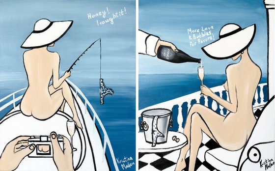 Diptych: La Dolce Escape