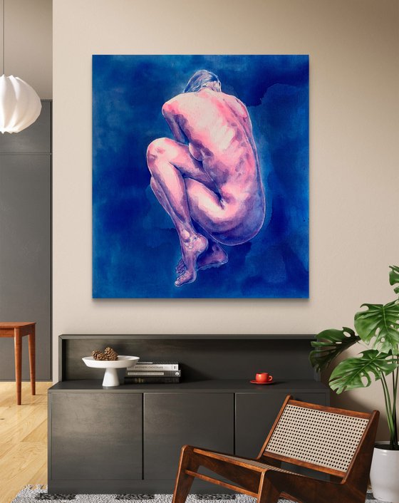 Contemporary nude woman