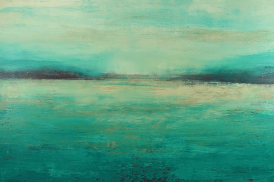 Serene View - Contemporary Abstract Seascape