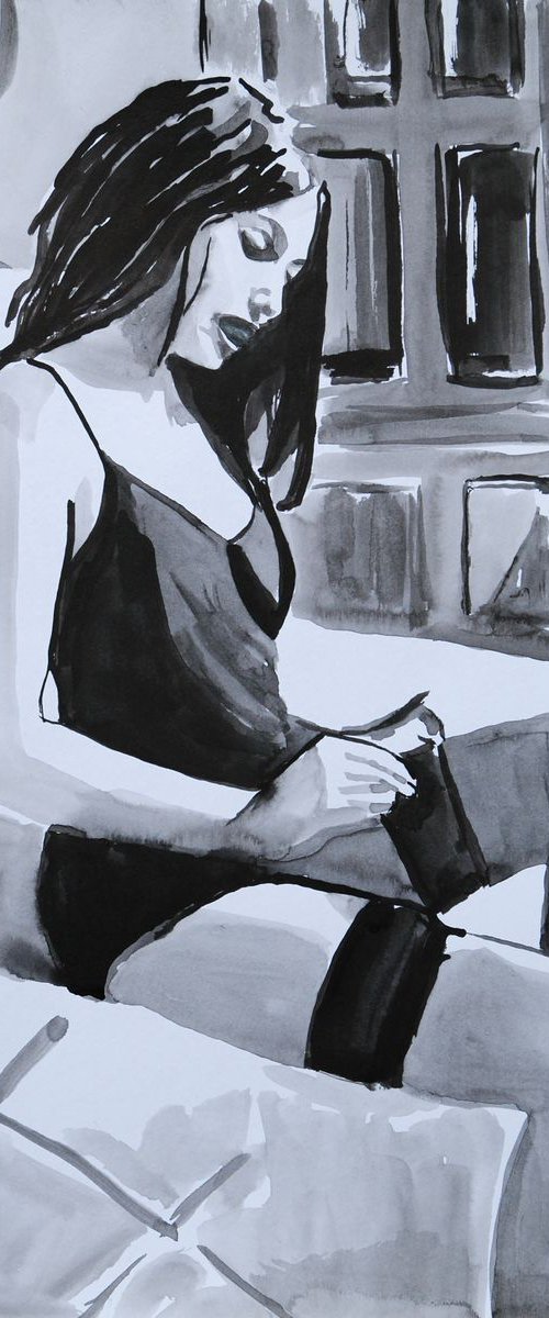 Nude # 342 / 42 X 29.7 by Alexandra Djokic