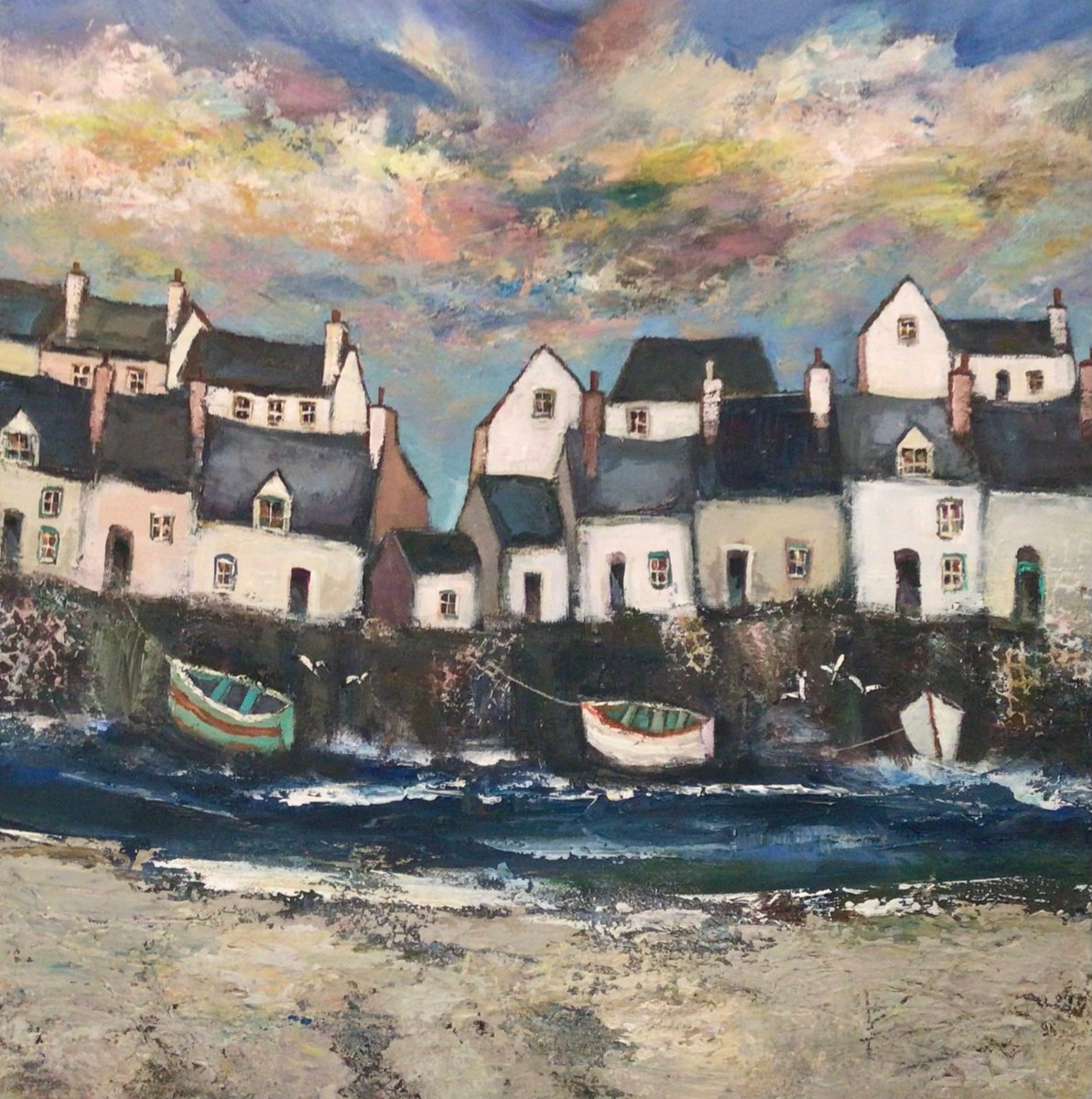 EVENING HARBOUR by Roma Mountjoy
