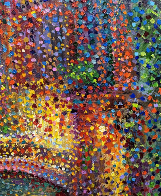 Golden night in Venice