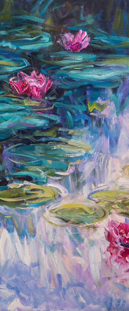 Water lilies by Vasyl Moldavchuk
