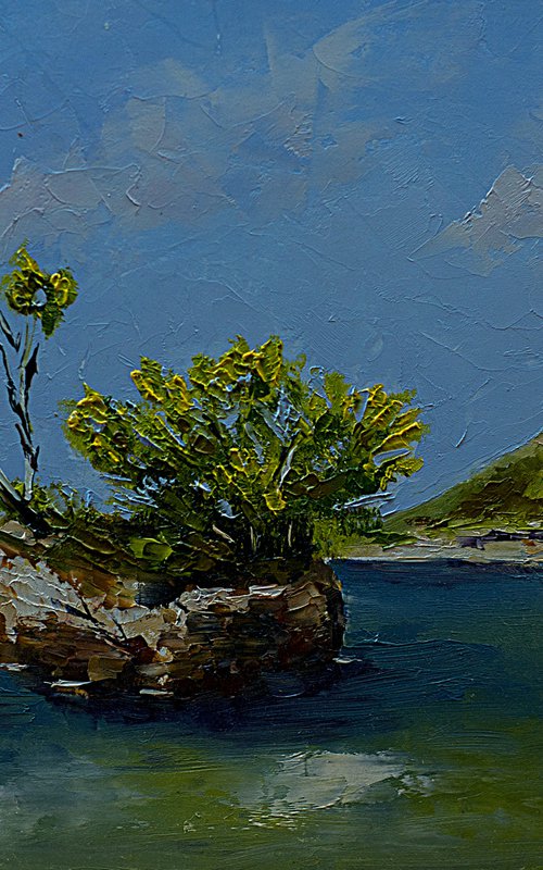 Scene from croatian coast. Adriatic sea by Marinko Šaric