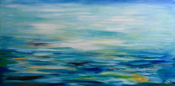 Teal Ocean - Abstract Seascape