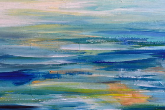 Teal Ocean - Abstract Seascape