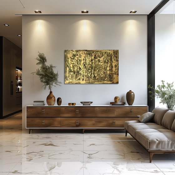 Gold Leaf 110x60x2 cm