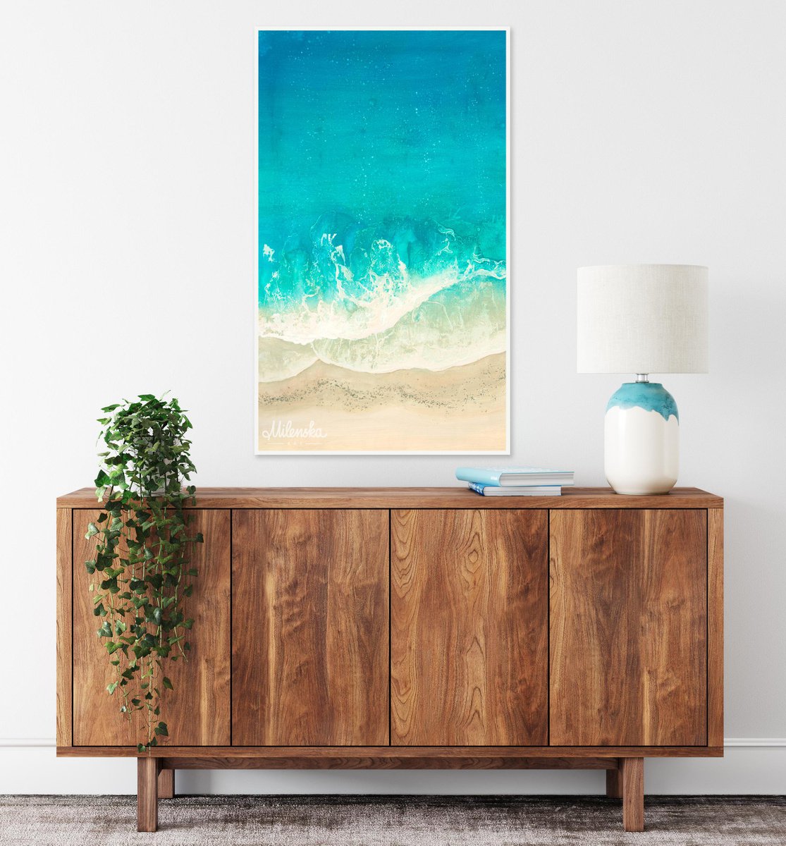 Turquoise Dream - Original seascape by Milena Gaytandzhieva