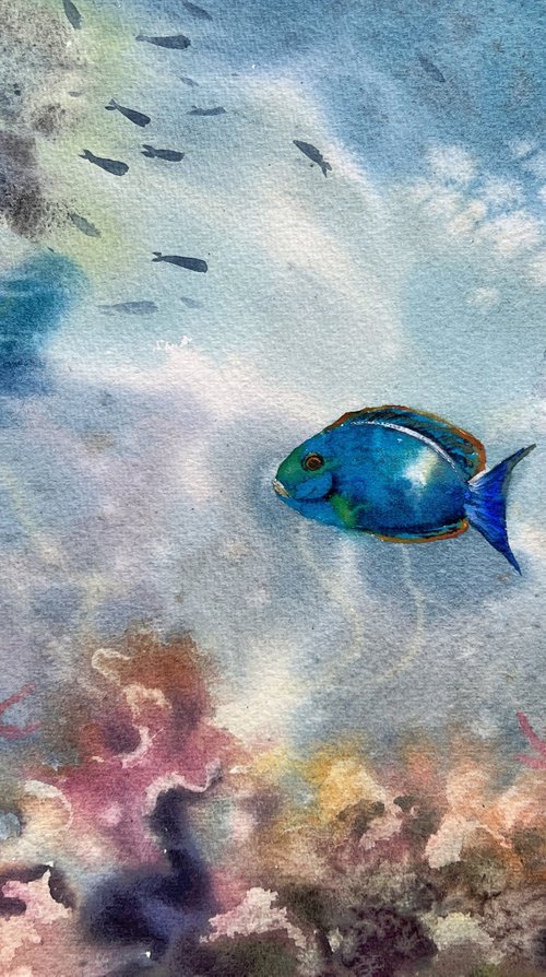 Undersea world #7 by Eugenia Gorbacheva