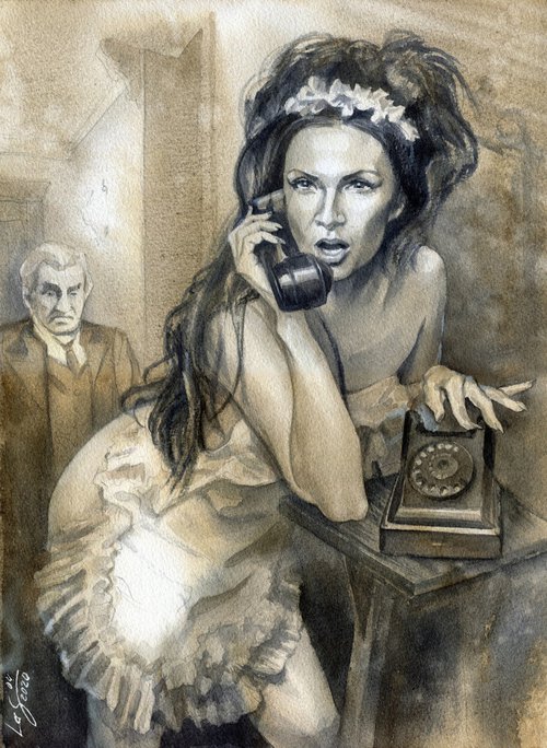 Hella. Illustration for M. Bulgakov's novel "Master and Margorita" by SVITLANA LAGUTINA