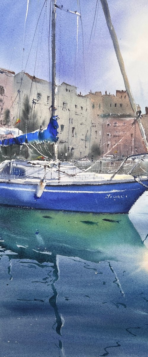 Harbor Dreams of Port Saplaya by Eugenia Gorbacheva