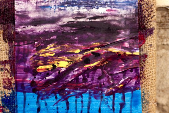 Recycled Art - Thunderstorm over sea VII