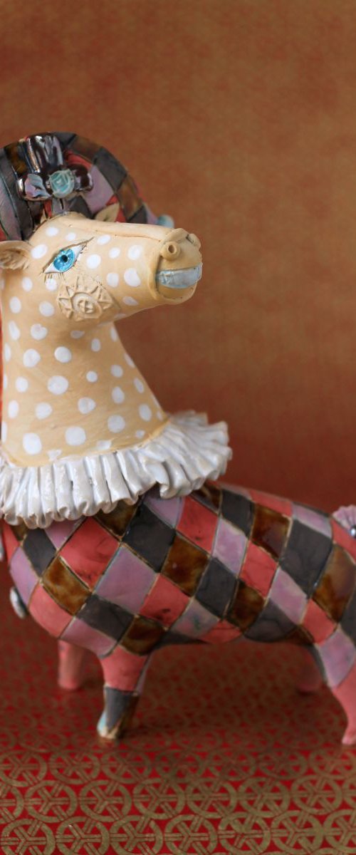 Harlequin Horse. by Elya Yalonetski by Elya Yalonetski