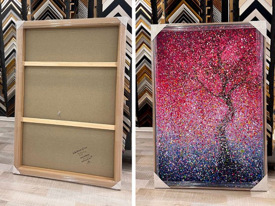 Softly, the Spring Speaks - framed