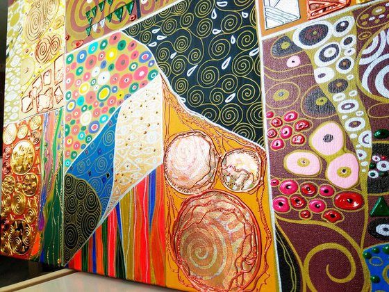 Tree of Life. Klimt abstract