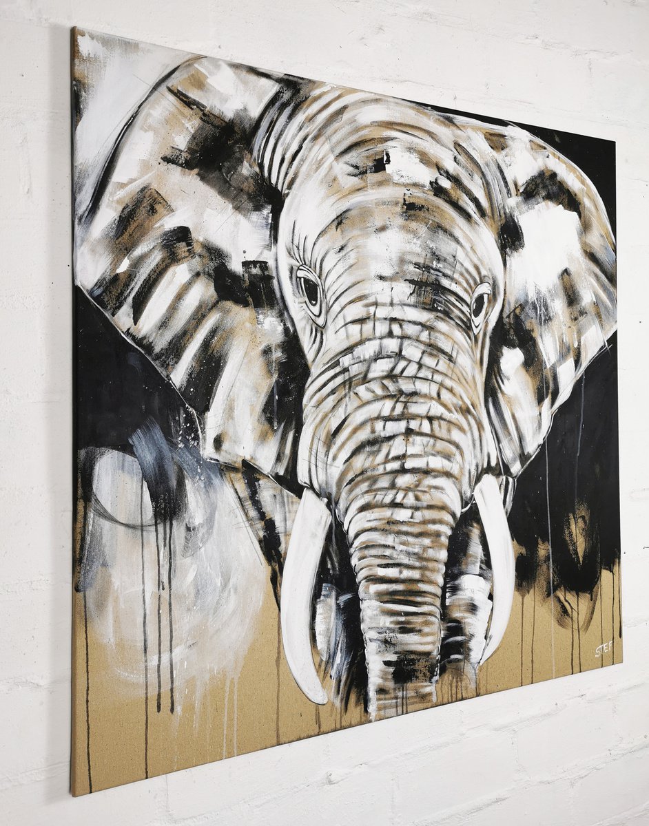 ELEPHANT #26 - Series ’One of the big five’ by Stefanie Rogge