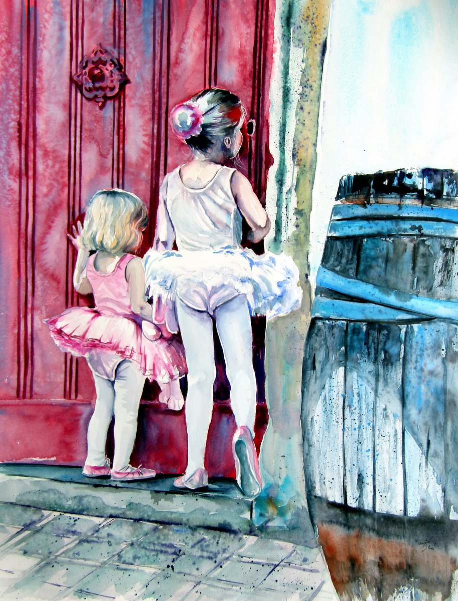 Little  ballerinas by Kovacs Anna Brigitta