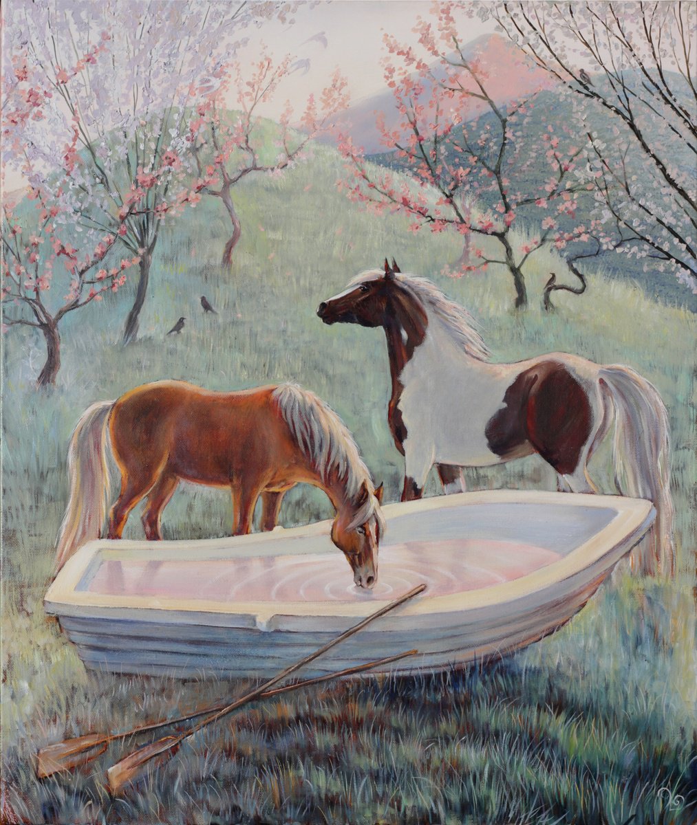 The Garden of Horses and Boats by Elina Vetrova