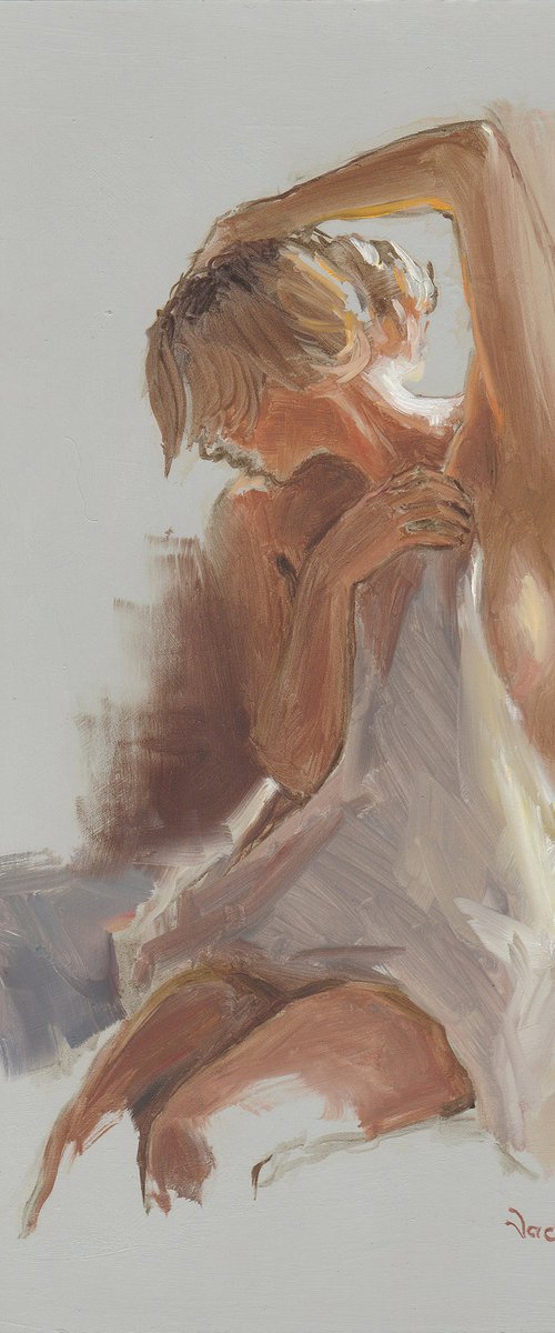 After a bath by Vachagan Manukyan