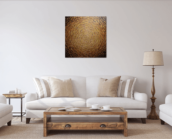 Large cream copper radiance