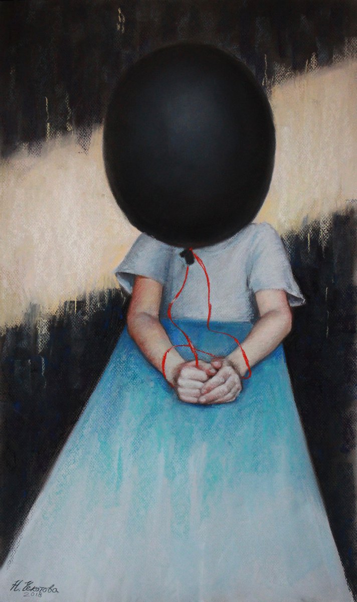 Black ball by Natalia Chekotova