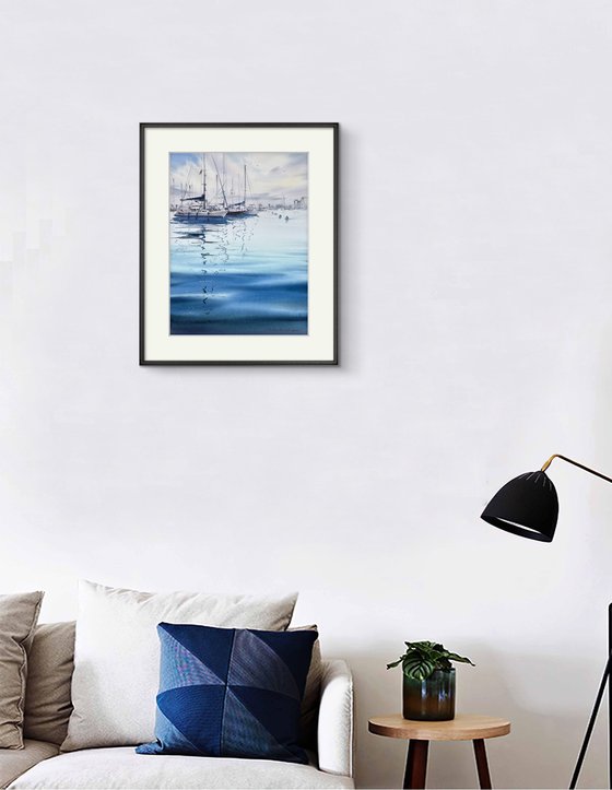 Yachts in the Morning Haze