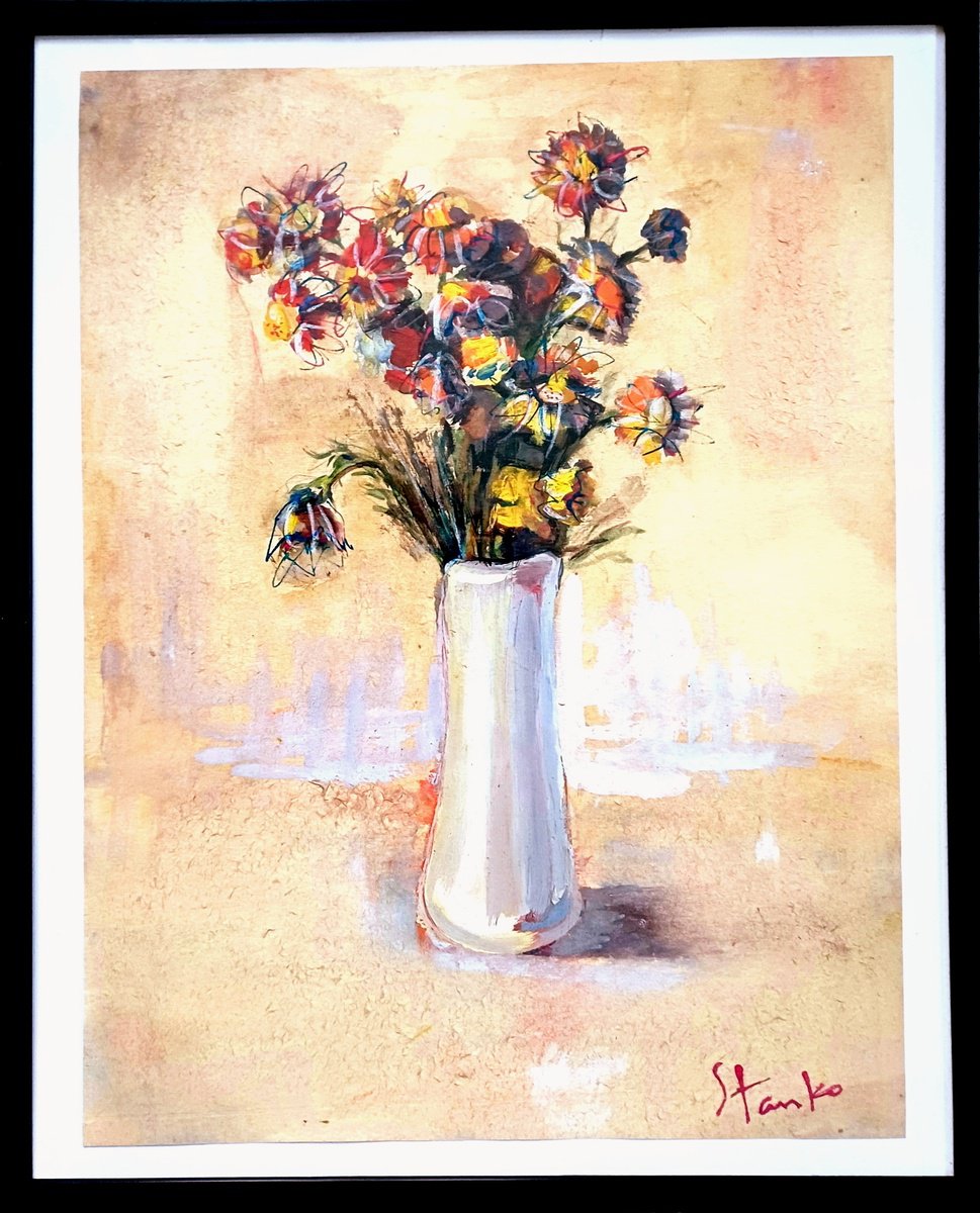 Flowers By Stanislav Bojankov, 16 X 20, Artwork For Sale On Artfinder