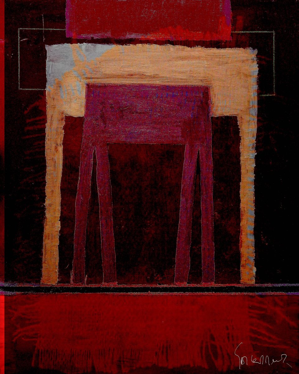 Expressive Painting , Liberation Of The Mind 101 By Geert Lemmers Fpa, 31 X 39, Artwork For Sale On Artfinder