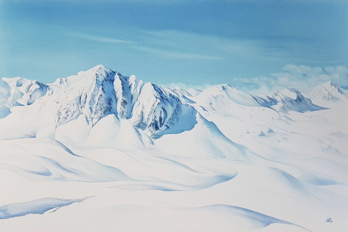 Snowy mountains #25 by Svetlana Lileeva