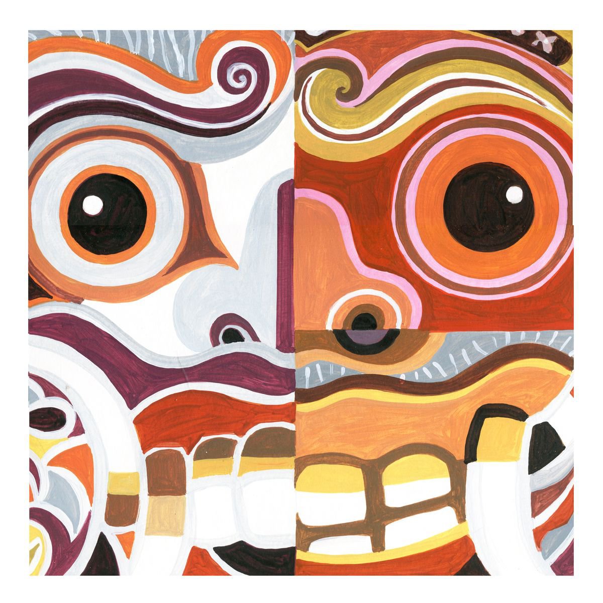 Bali-Mask-Barong-03 By Andre Baldet, 12 X 12, Artwork For Sale On Artfinder
