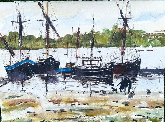 Boat Graveyard on the Orwell