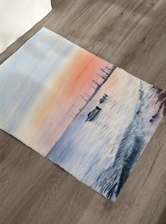 Calm Evening by the Water